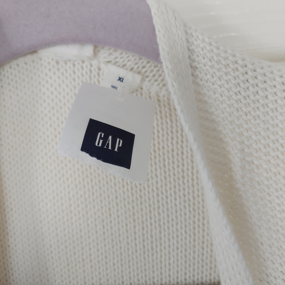 Gap Womens Open Front Cardigan 3/4 sleeves Sz XL Boho Festival - Picture 2 of 6